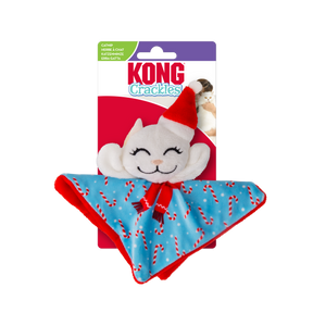 KONG Holiday Crackles Santa Kitty