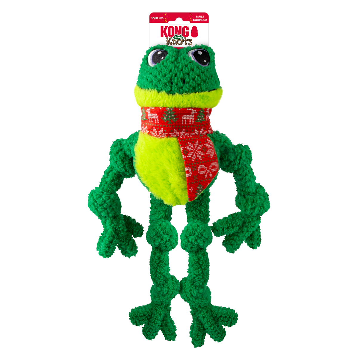 KONG Holiday Knots Frog Large/XLarge