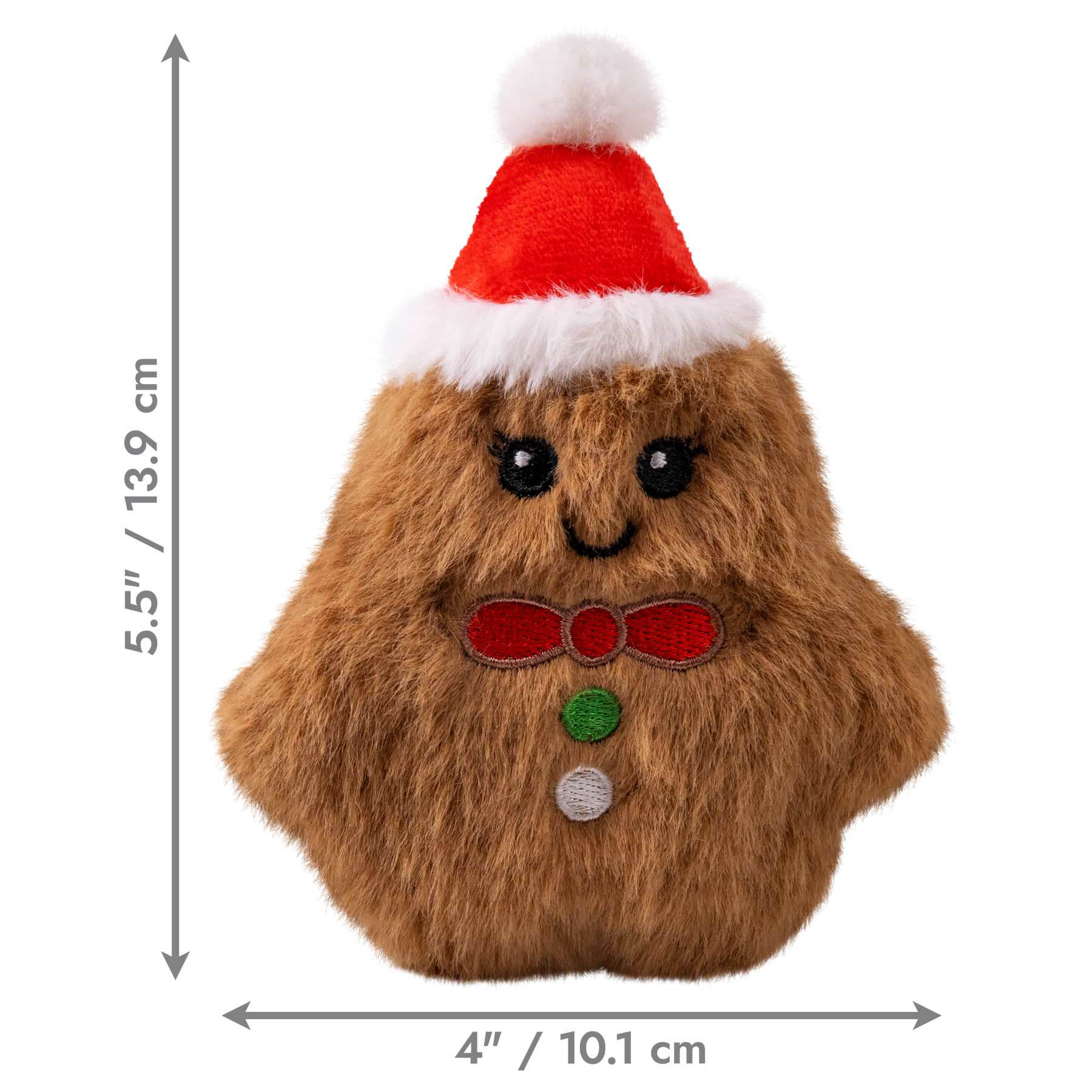 KONG Holiday Snuzzles Mini Gingerbread XS