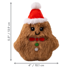 KONG Holiday Snuzzles Mini Gingerbread XS