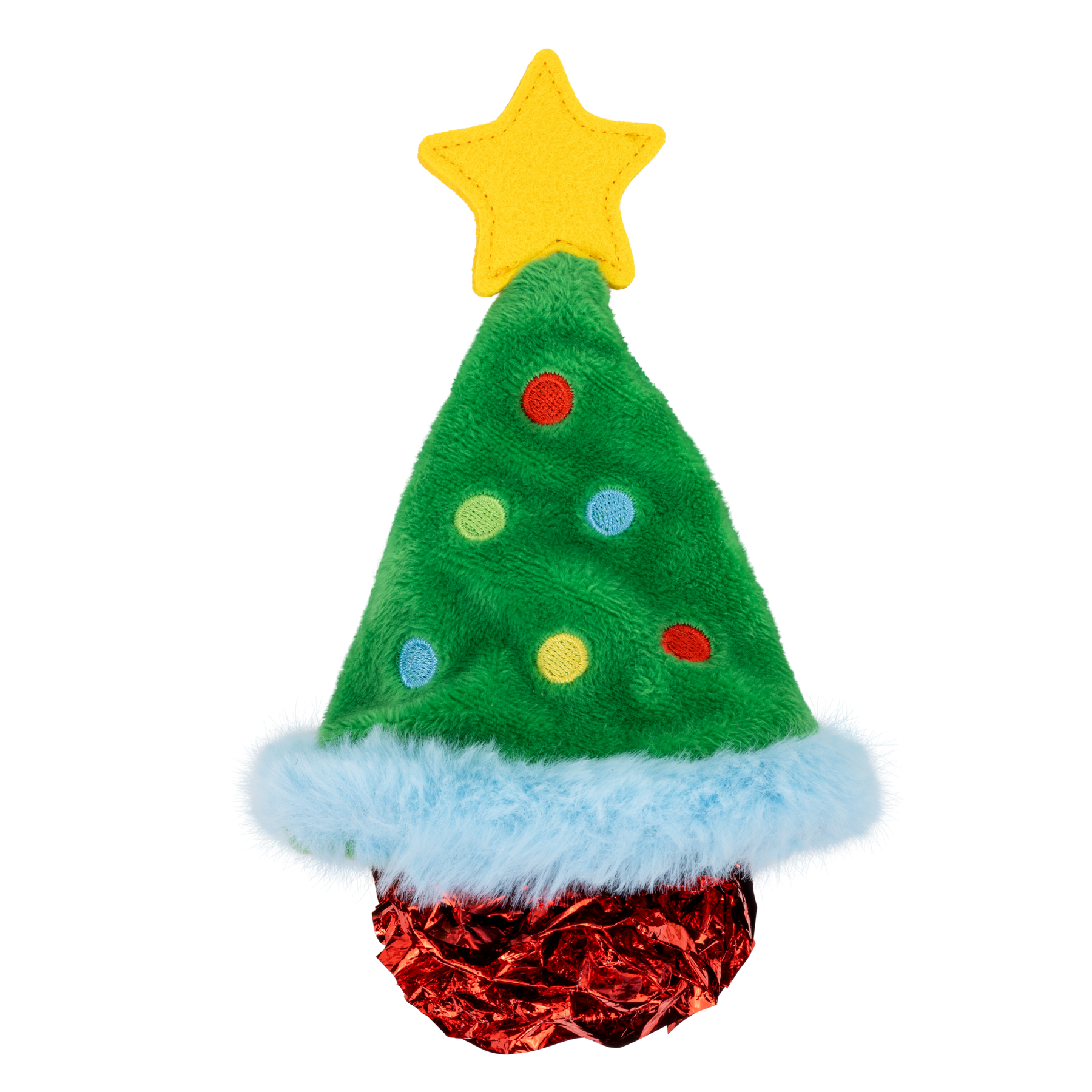 KONG Holiday Crackles Christmas Tree Green