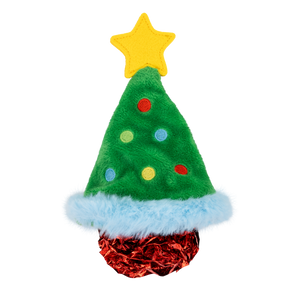 KONG Holiday Crackles Christmas Tree Green