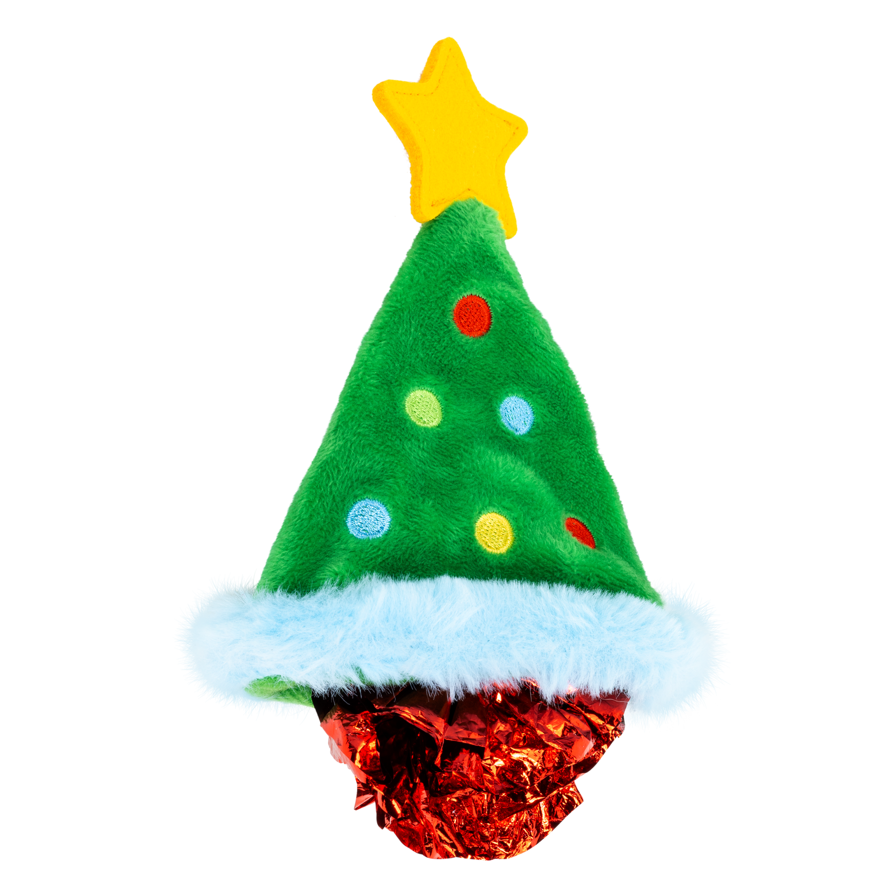 KONG Holiday Crackles Christmas Tree Green