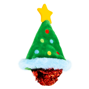 KONG Holiday Crackles Christmas Tree Green