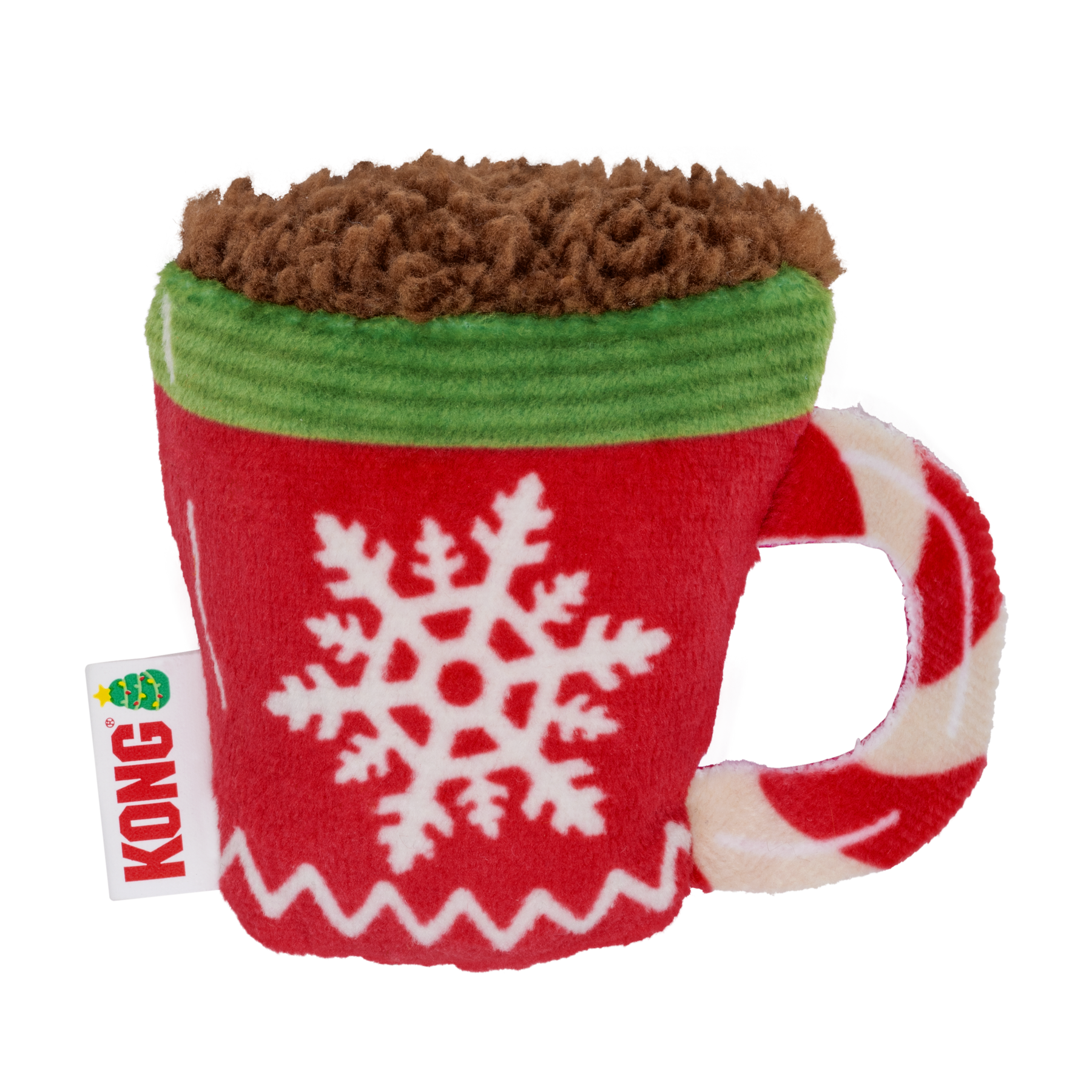KONG Holiday Scrattles 2pk Gingerbread Cat Toy