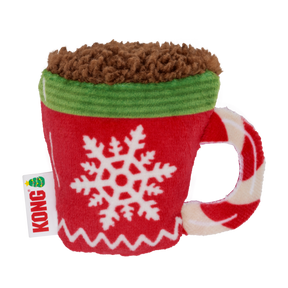 KONG Holiday Scrattles 2pk Gingerbread Cat Toy