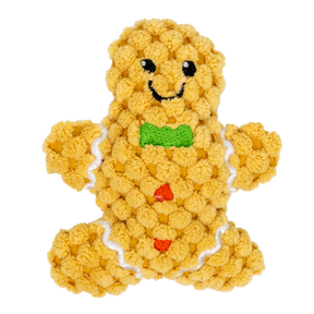 KONG Holiday Scrattles 2pk Gingerbread Cat Toy