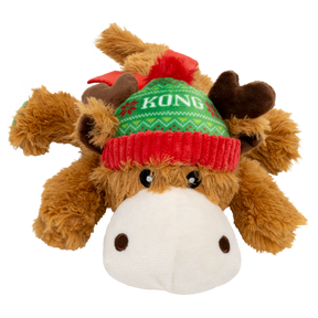 KONG Holiday Cozie Reindeer Red Green Medium