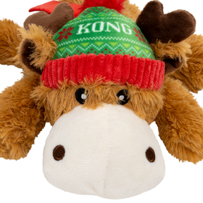 KONG Holiday Cozie Reindeer Red Green Medium