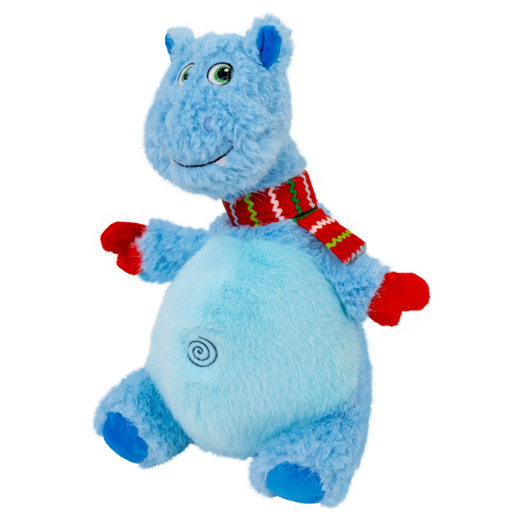 KONG Holiday Knots Belly Hippo Blue Medium/Large
