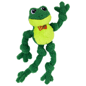 KONG Holiday Knots Bow Tie Frog Large/XL