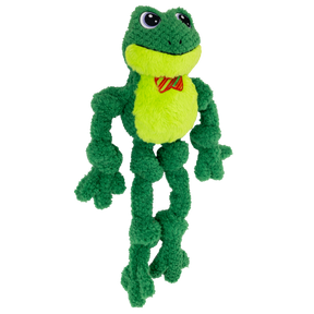 KONG Holiday Knots Bow Tie Frog Large/XL