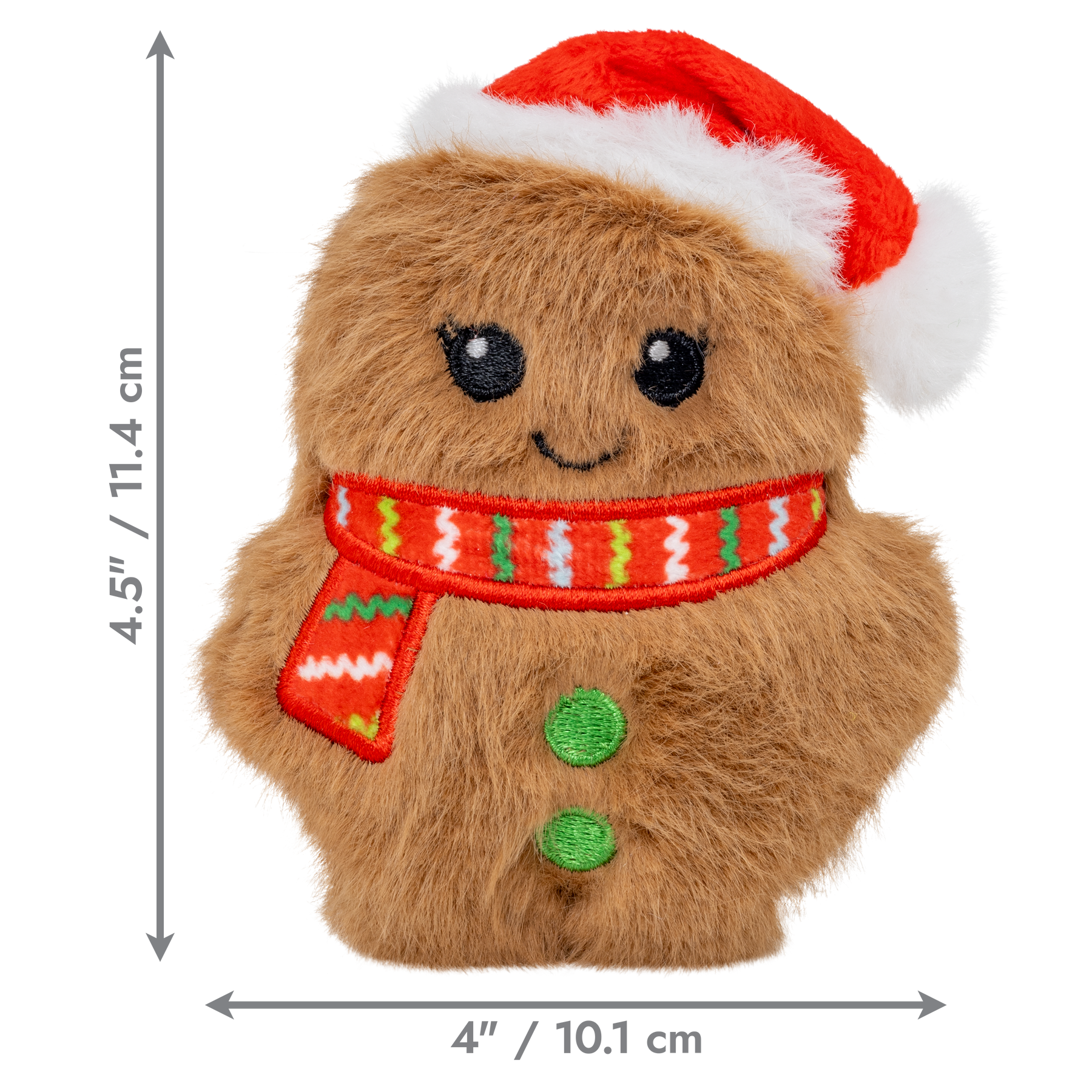 KONG Holiday Snuzzles Santa Gingerbread XS