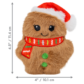 KONG Holiday Snuzzles Santa Gingerbread XS