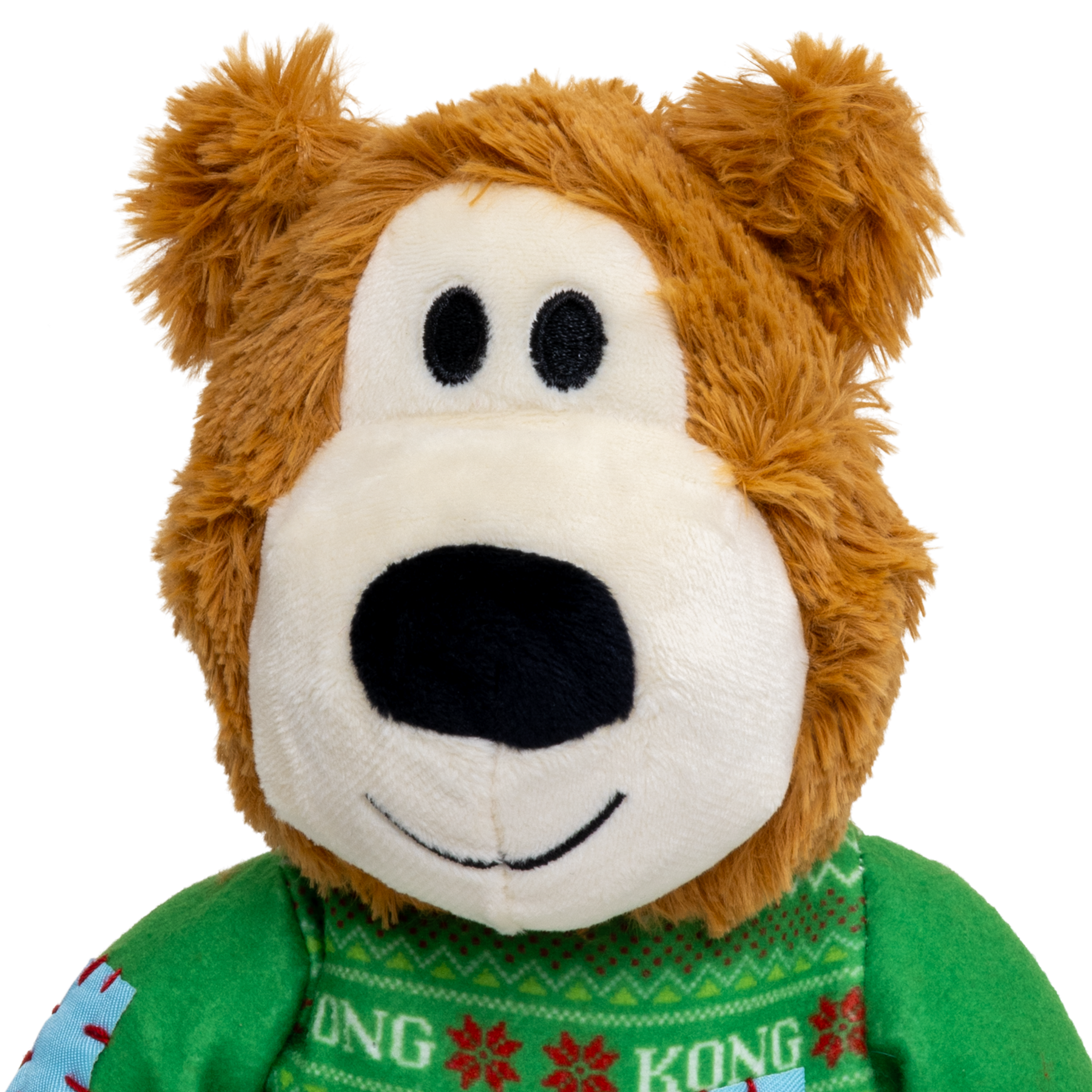 KONG Holiday Wild Knots Sweater Bear Green Medium/Large
