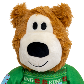 KONG Holiday Wild Knots Sweater Bear Green Medium/Large