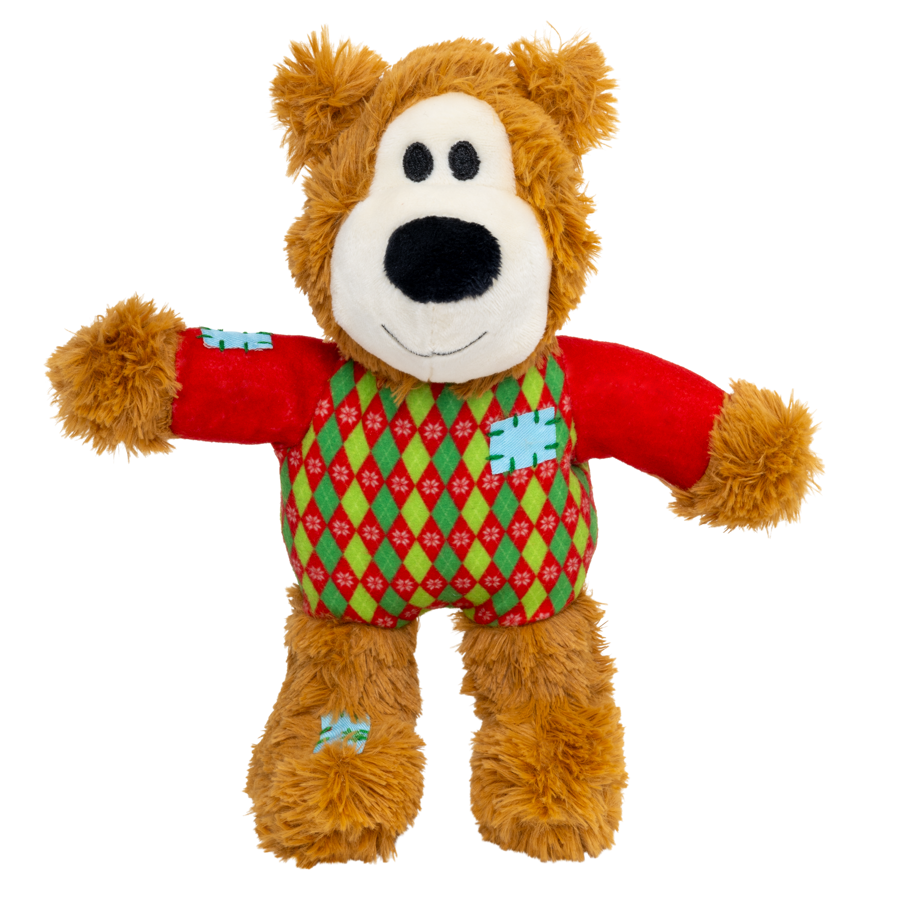 KONG Holiday Wild Knots Sweater Bear Red Small/Medium