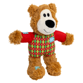 KONG Holiday Wild Knots Sweater Bear Red Small/Medium