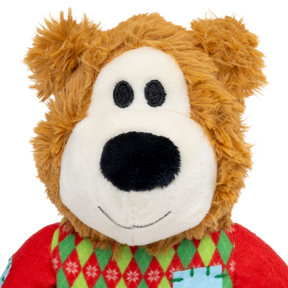 KONG Holiday Wild Knots Sweater Bear Red Small/Medium