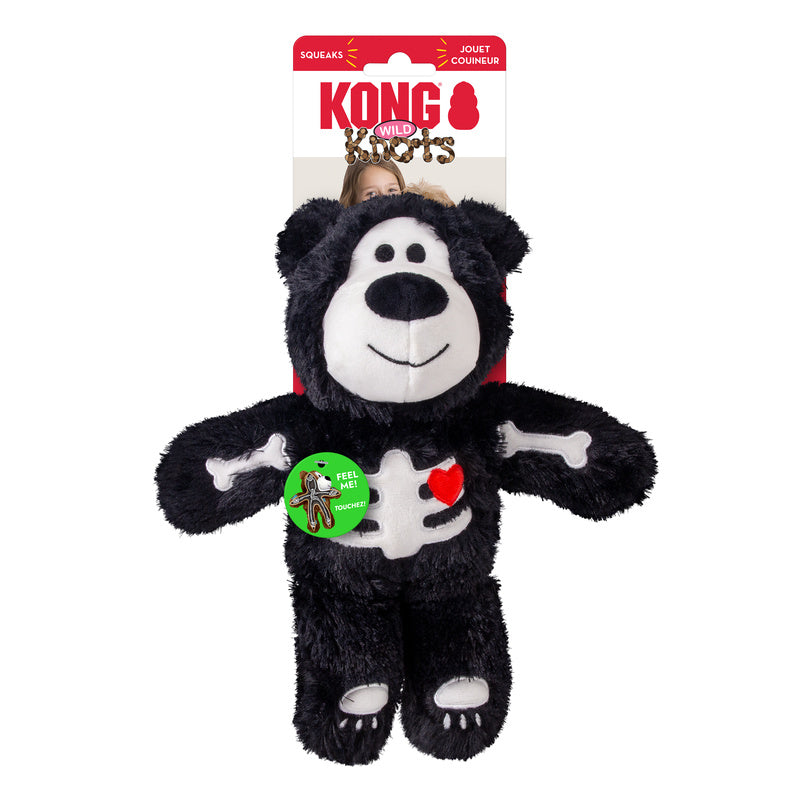 KONG Halloween Wild Knots Skeleton Bear Assorted Medium/Large