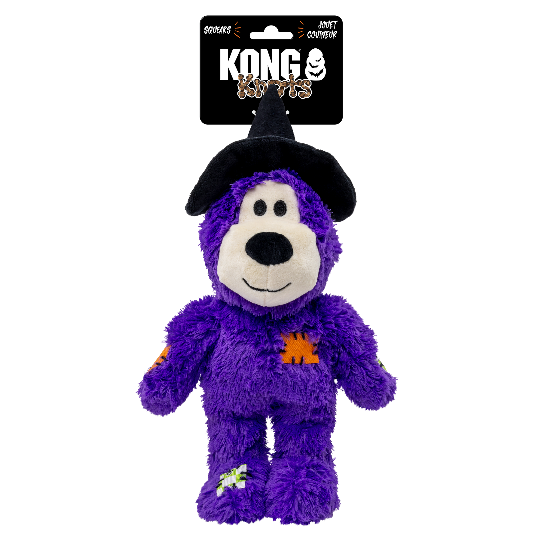 KONG Halloween Wild Knots Witch Bear Purple Medium/Large