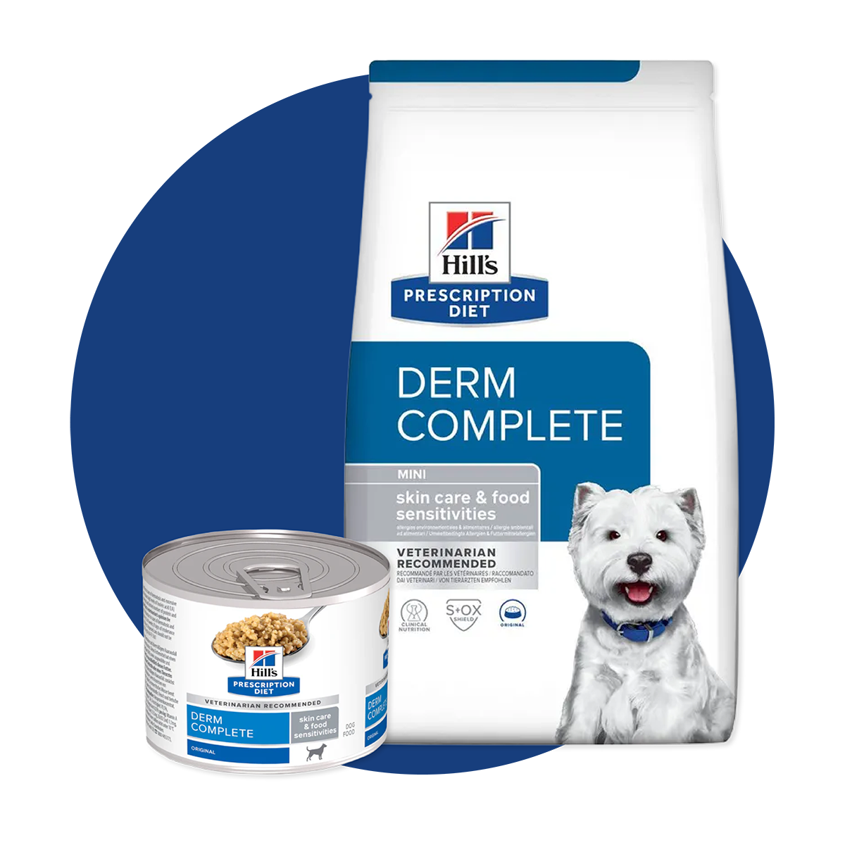 Hill's Prescription Diet Small Derm Complete Dog Bundle