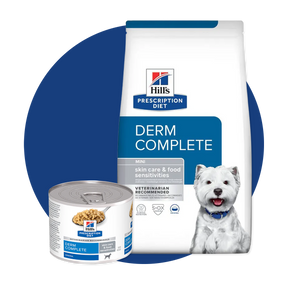 Hill's Prescription Diet Small Derm Complete Dog Bundle