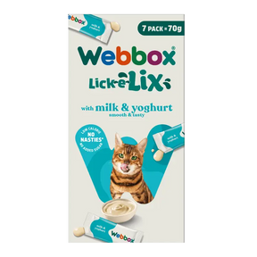 Webbox Cat Lick-e-Lix Milk & Yogurt (17 packs)