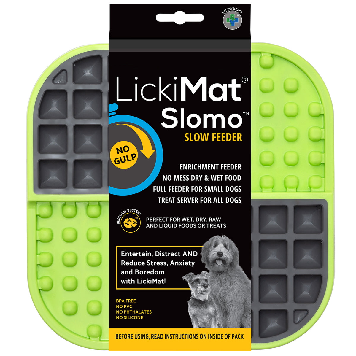 LickiMat Slomo Green