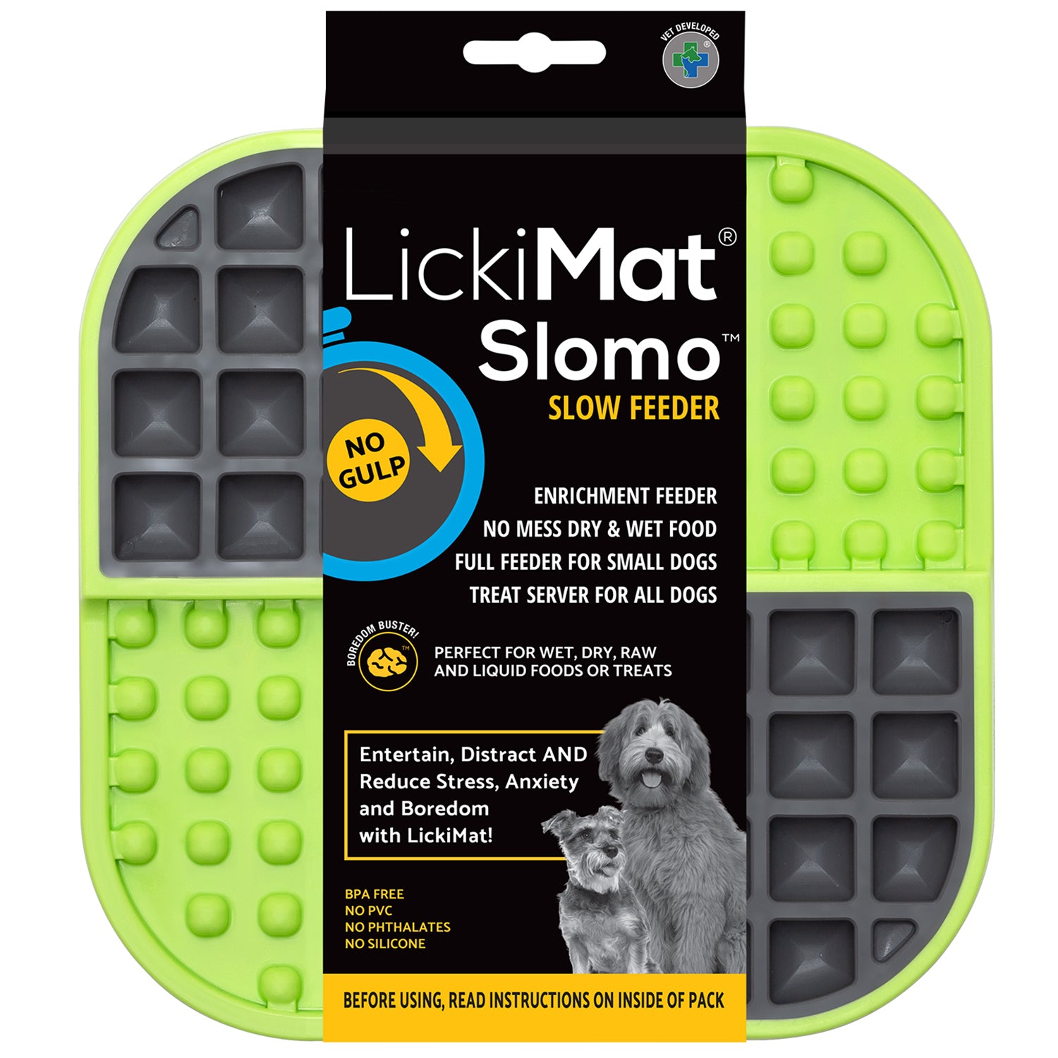 LickiMat Slomo Green