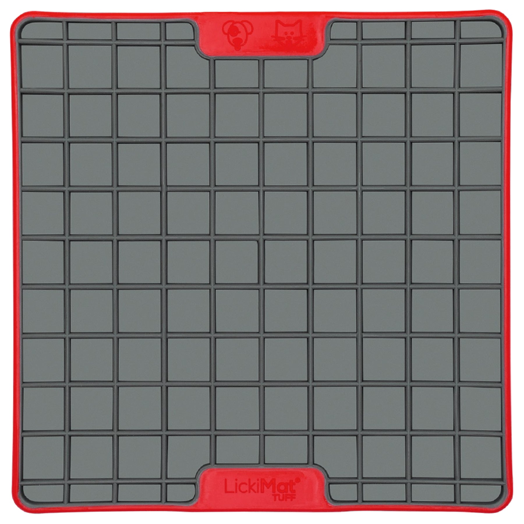 LickiMat Tuff Playdate Red