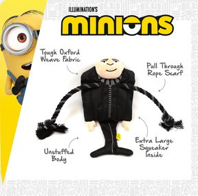 Minion Gru Rope Scarf Dog Toy