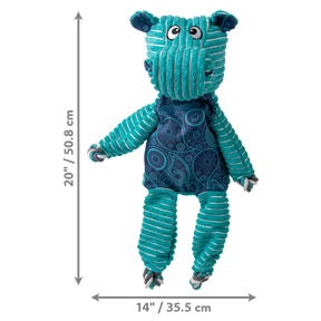 KONG Floppy Knots Hippo Dog Toy Jumbo XL