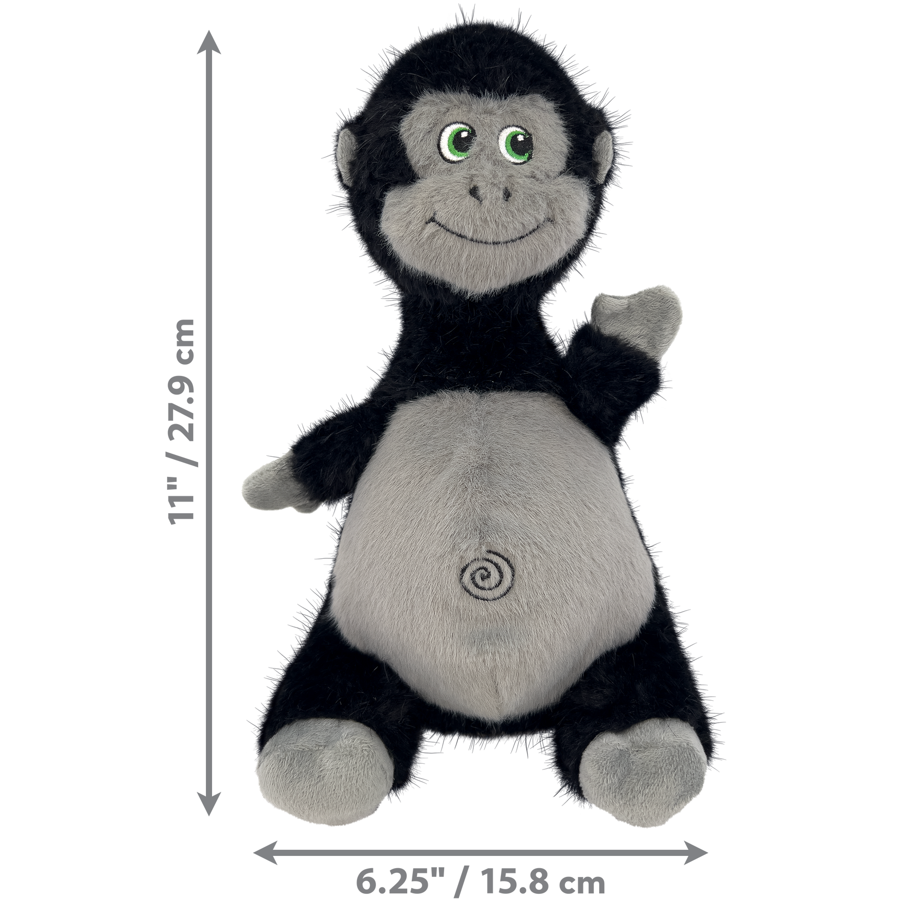 KONG Knots Belly Gorilla Dog Toy Medium/Large