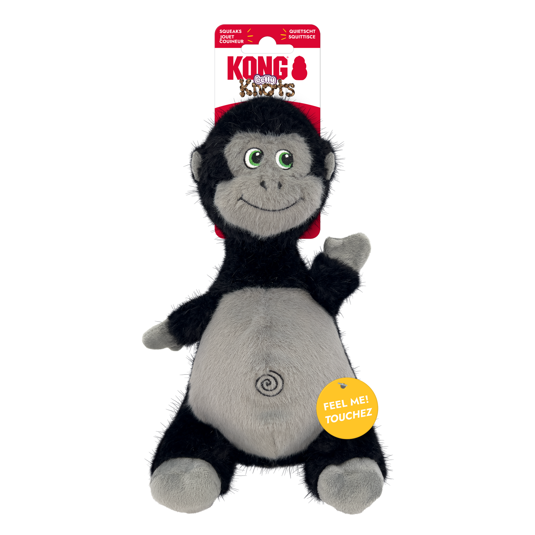 KONG Knots Belly Gorilla Dog Toy Medium/Large