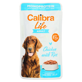 Calibra Dog Life Pouch Adult Chicken