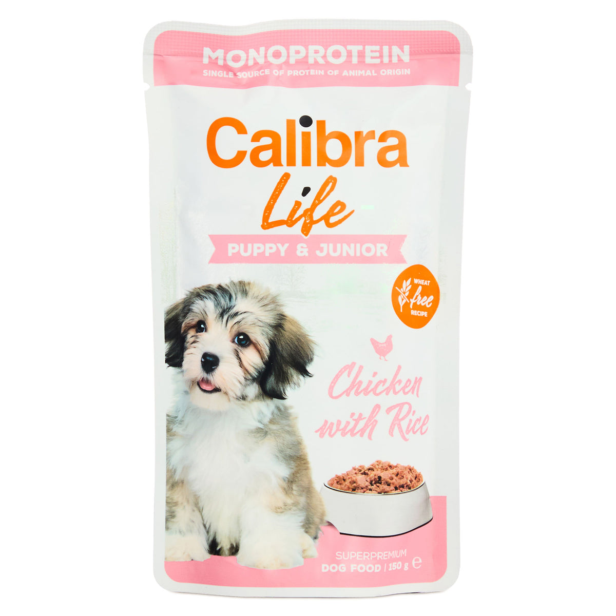 Calibra Dog Life Pouch Puppy & Junior Chicken