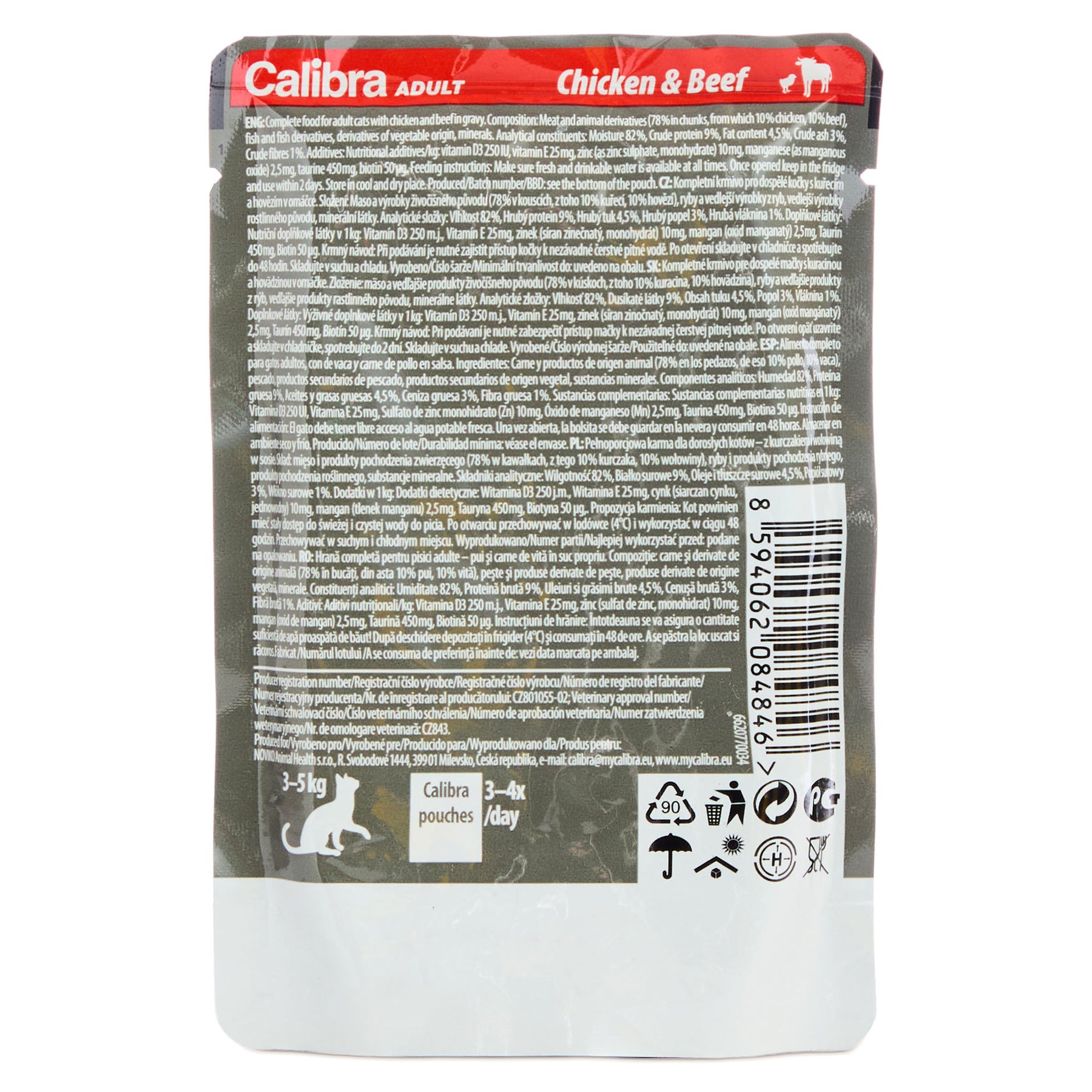 Calibra Cat Premium Adult Chicken & Beef