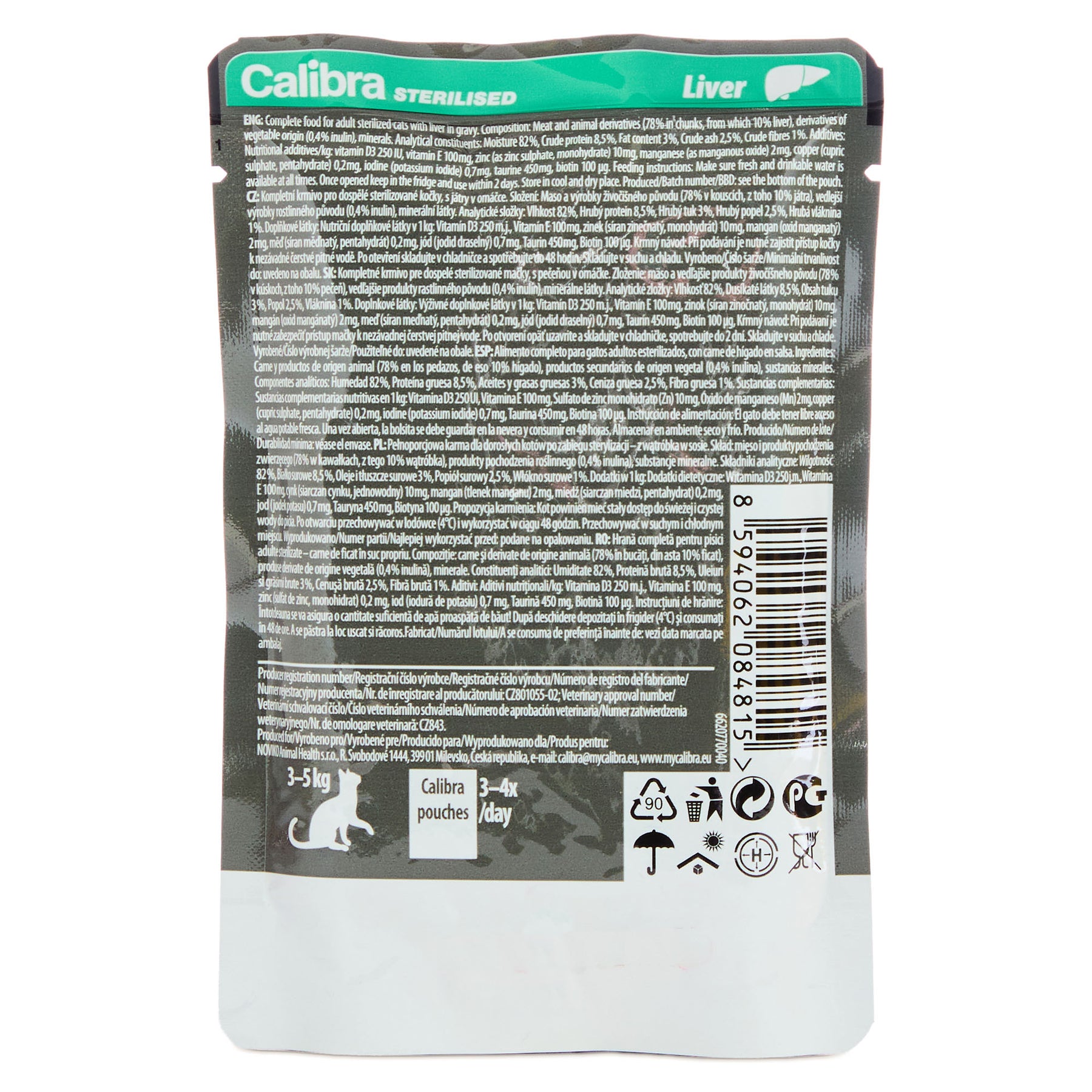 Calibra Cat Premium Sterilised Liver