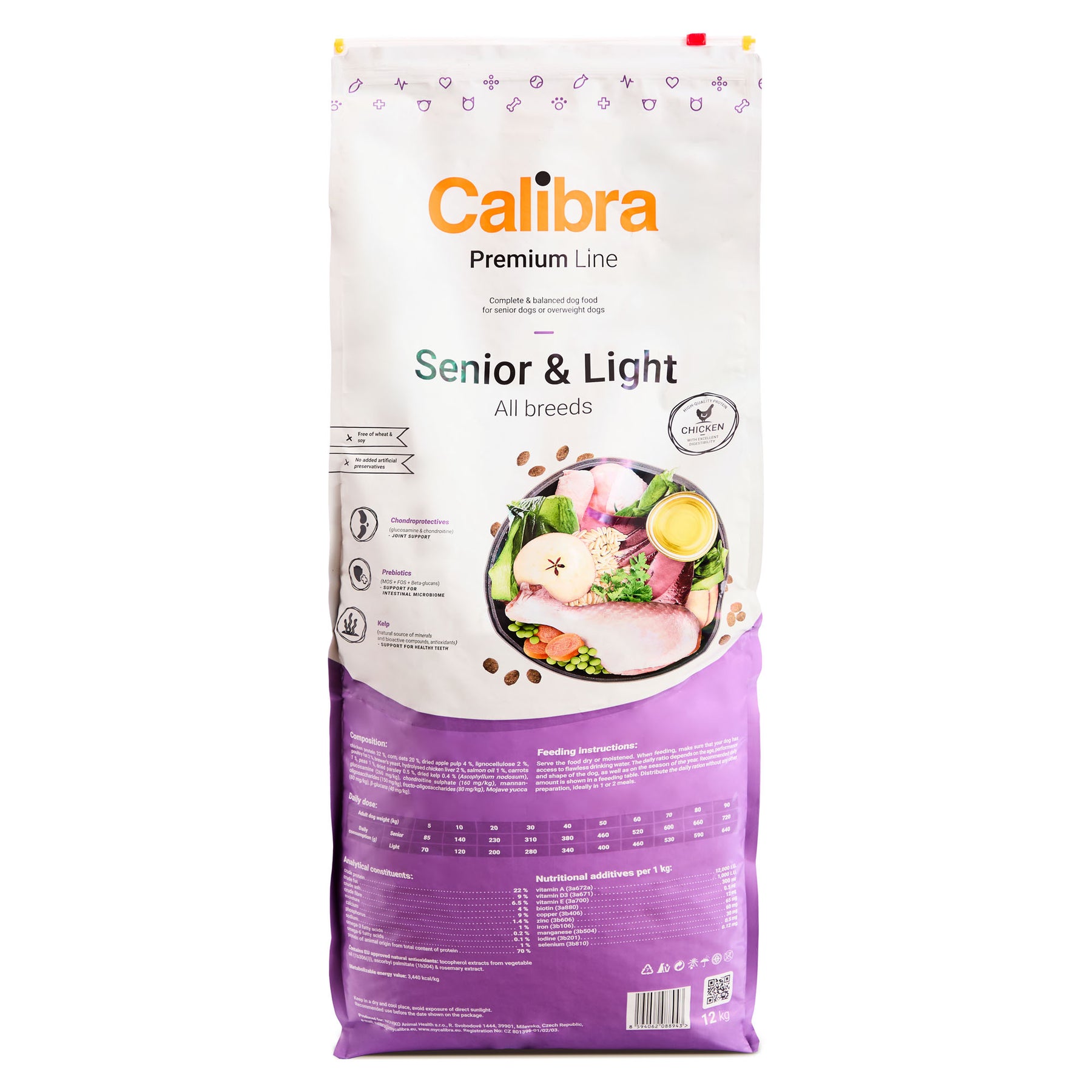 Calibra Dog Premium Line Senior & Light Dry Food