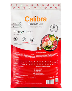 Calibra Dog Premium Line Energy Beef Dry Dog Food