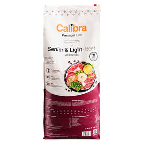 Calibra Dog Premium Line Senior & Light Beef Dry Dog Food