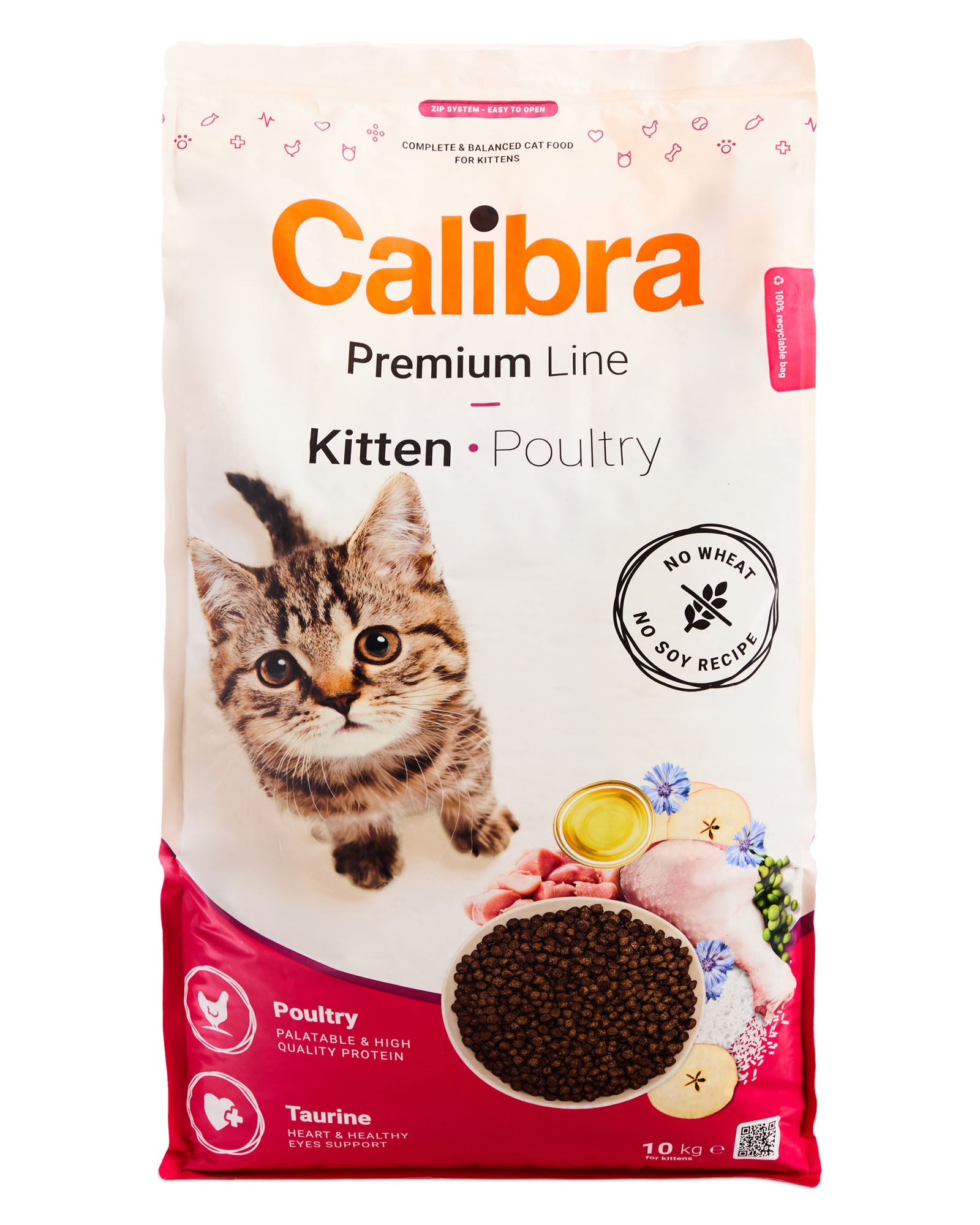 Calibra Cat Premium Line Kitten Poultry Dry Food