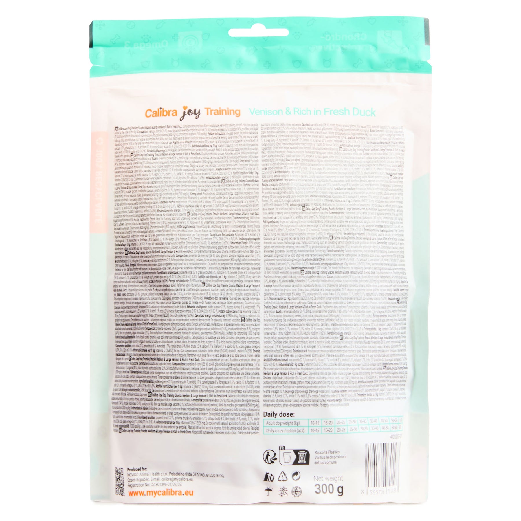 Calibra Joy Train Snack Medium/Large Dog Venison & Duck