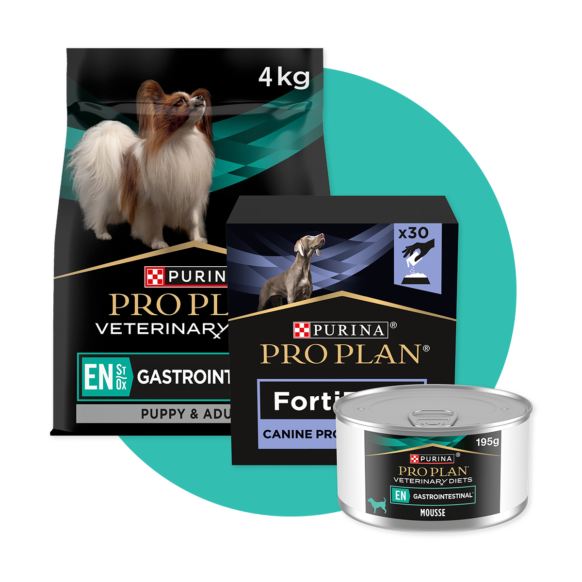 Purina EN Gastrointestinal Small Dog Bundle Plus Fortiflora