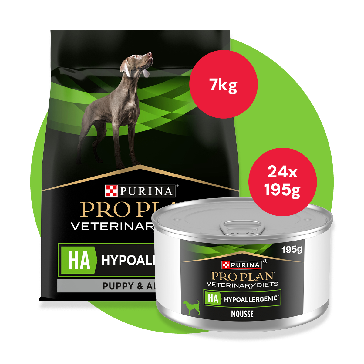 Purina HA Hypoallergenic Small bundle