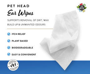 Pet Head Health Ear Wipes