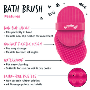 Bugalugs Bath Brush Pink