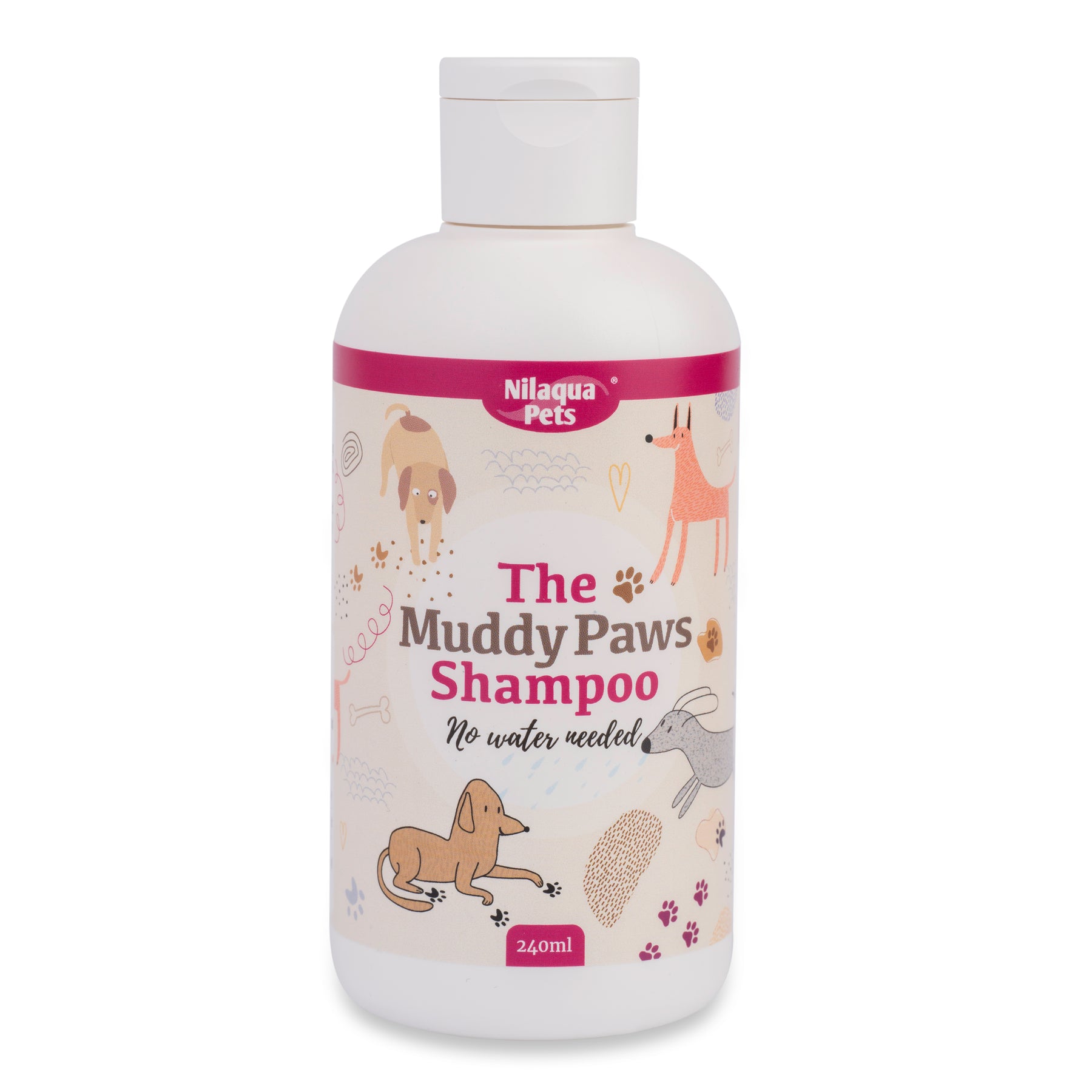 Nilaqua The Muddy Paws Towel Off Shampoo 240ml
