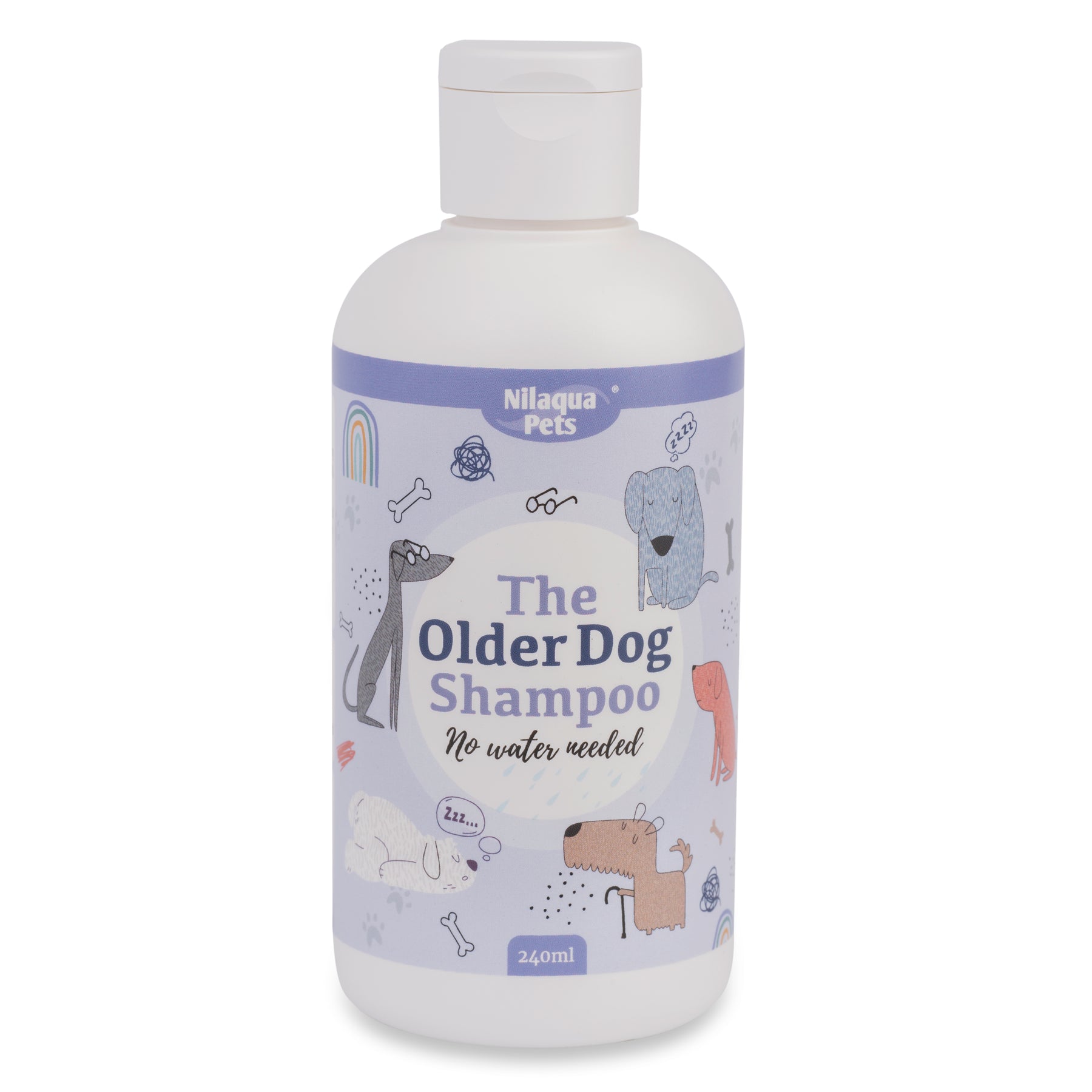 Nilaqua The Older Dog Towel Off Shampoo 240ml